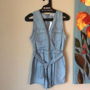 NWT BB Dakota Chambray Romper